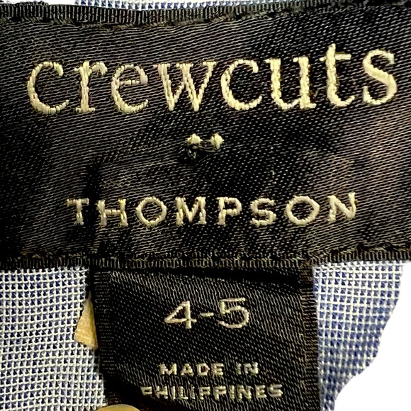 J Crew CrewCuts boys black cotton blazer size 4/5 excellent condition - Picture 3 of 6